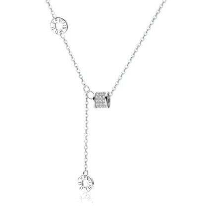 Niche Elegant Stitching Necklace – Po S999 Silver Versatile Accessory